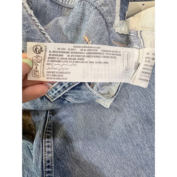 NWT Hollister Y2K Low-Rise Super Baggy Jeans Size 30W tagged 28W McBling Grunge - Picture 12 of 14